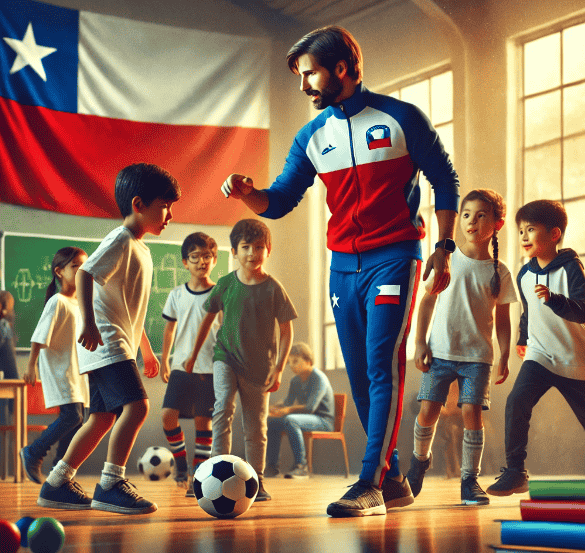 chilean coach at promotes sport and education program